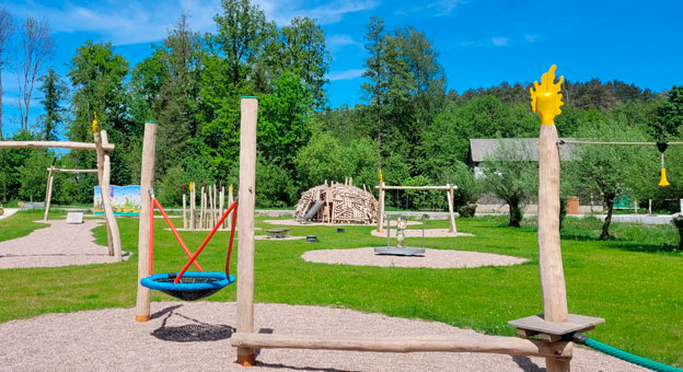Erlebnisspielplatz Grünes Band ist eröffnet