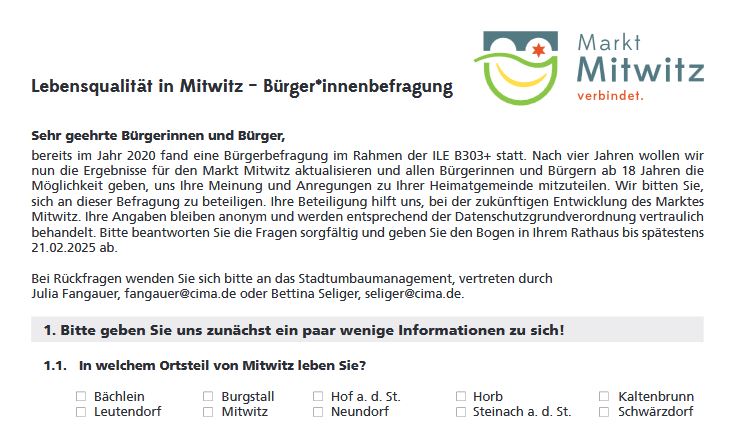 Bürgerumfrage 2025