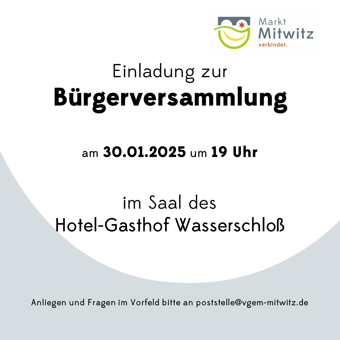 Einladung zur Bürgerversammlung