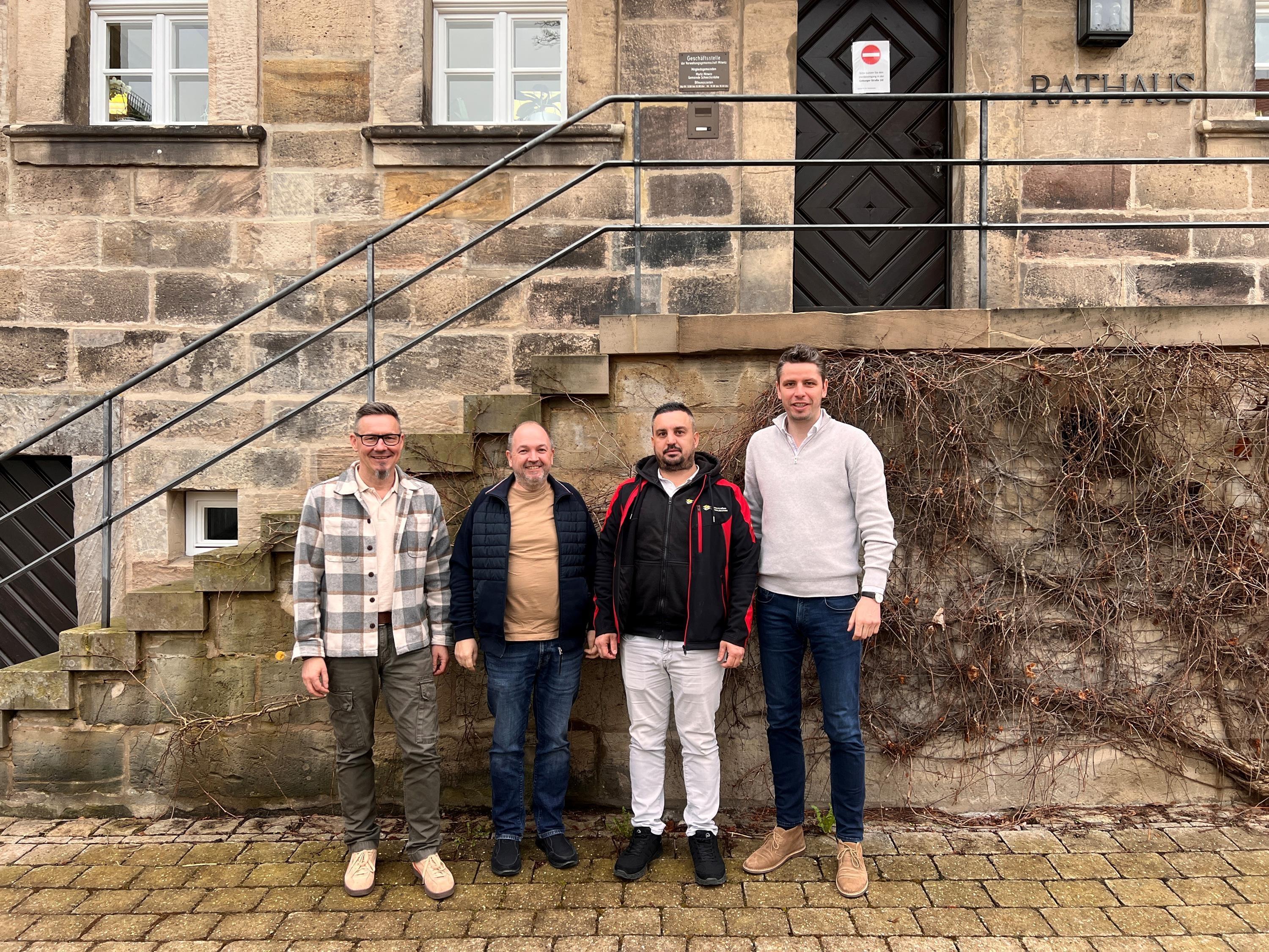 Auftakt Vermessungsarbeiten